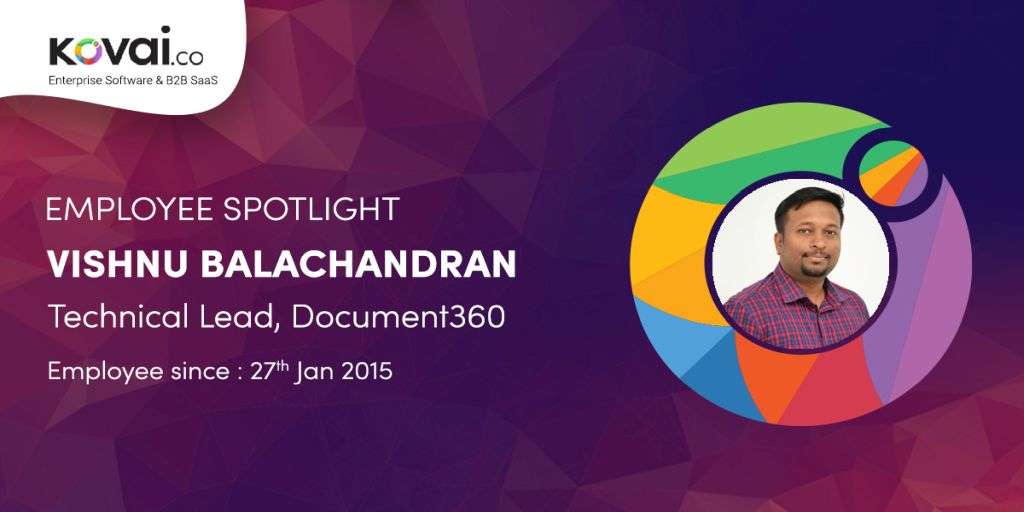 Vishnu Balachandran Employee Spotlight