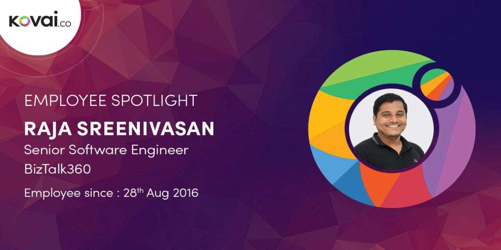 Raja Sreenivasan, Employee Spotlight