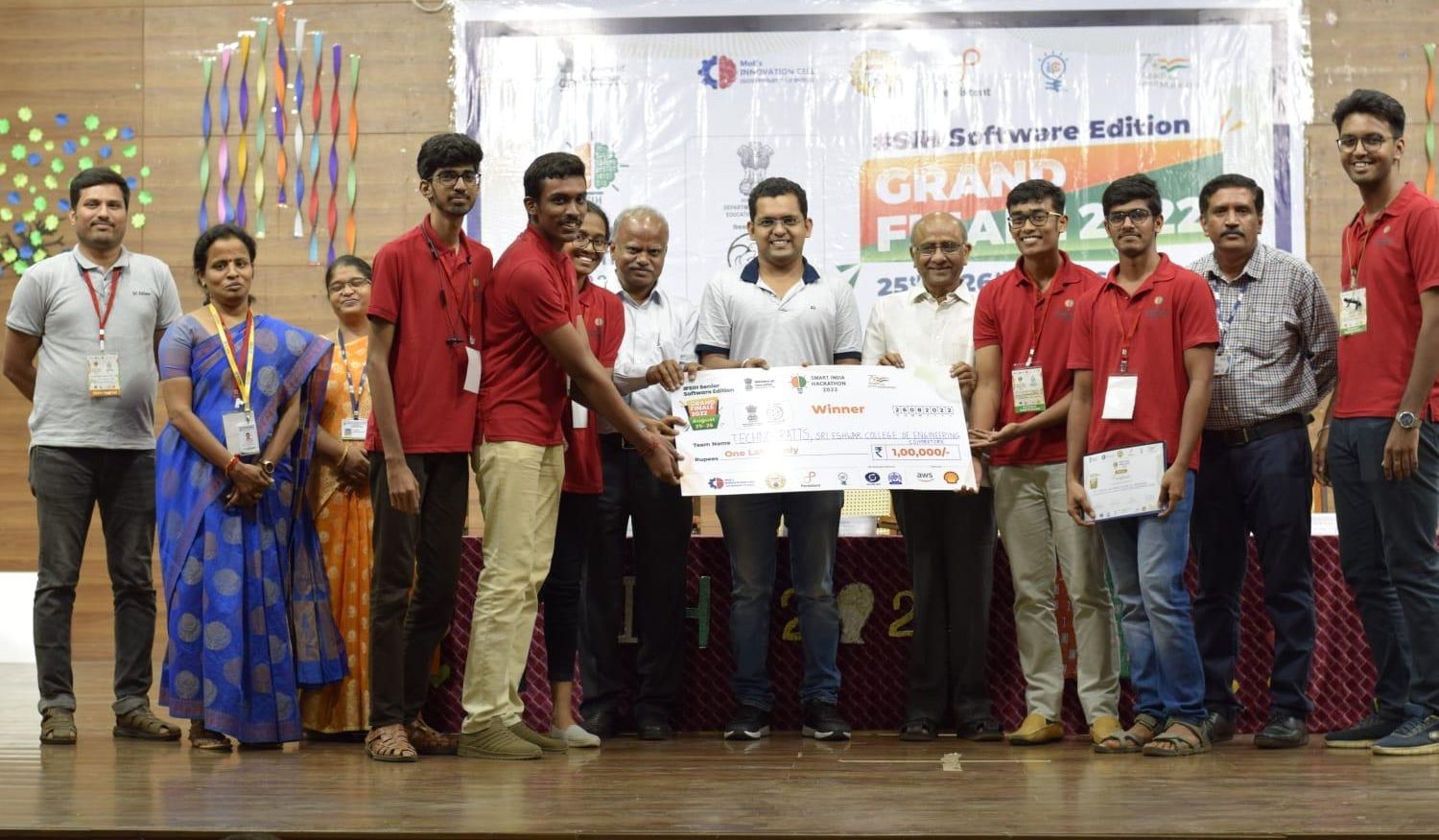 Kovai.co Intern wins the Smart Indian Hackathon 2022